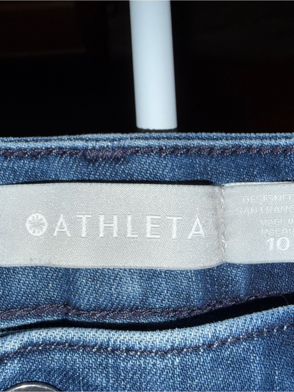 Athleta Dark Blue Denim Jeggings - Women's